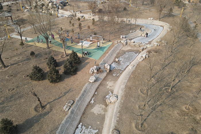 公園景觀亮化前